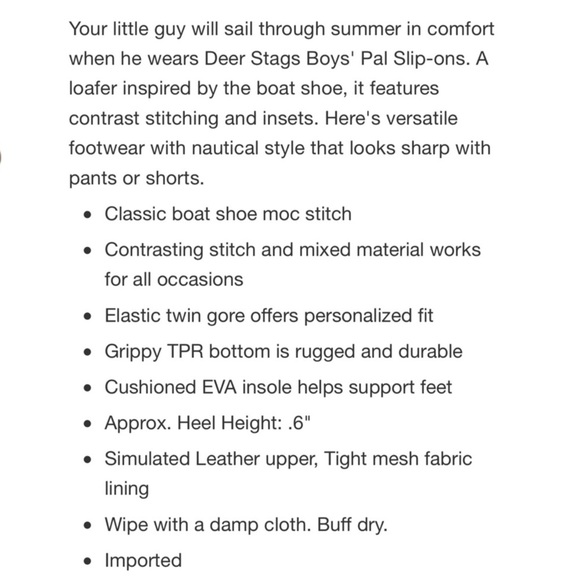 DEAR STAGS SIZE 2 CLASSIC DRESS COMFORT SHOES - Picture 4 of 4